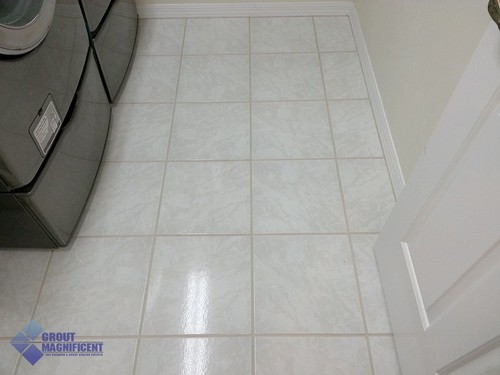 Polishing & Grout Cleaning-After & Before | Doctor Marble 